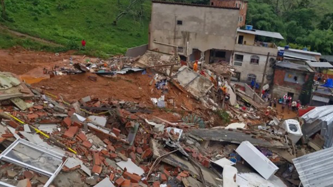 Temporal en Brasil deja al menos 28 muertos y 40 desaparecidos tras lluvias y deslizamientos